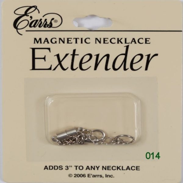 SILVER MAGNETIC EXTENDER FOR NECKLACES