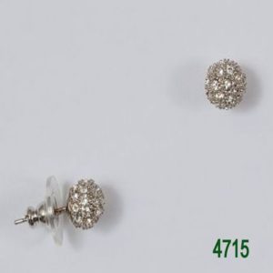 SILVER PAVE EARRINGS