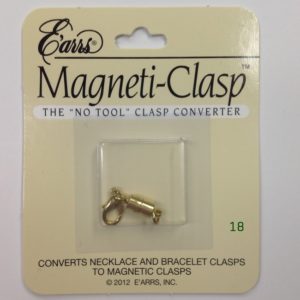 GOLD SMALL BARREL MAGNETIC CLASP