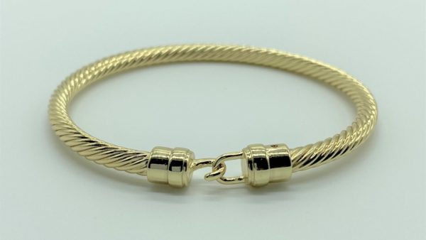 Gold Cable Hook Bracelet 13115